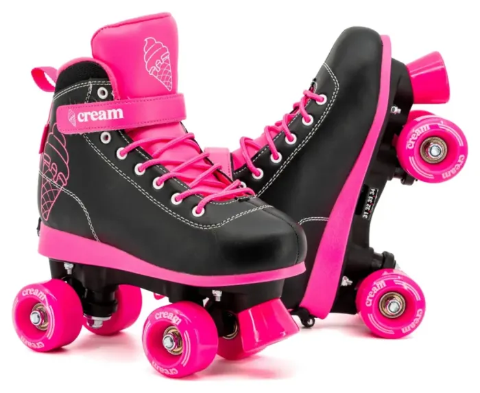 CREAM Scoop ролики квады раздвижные 35-38 Vivid, Black/Pink