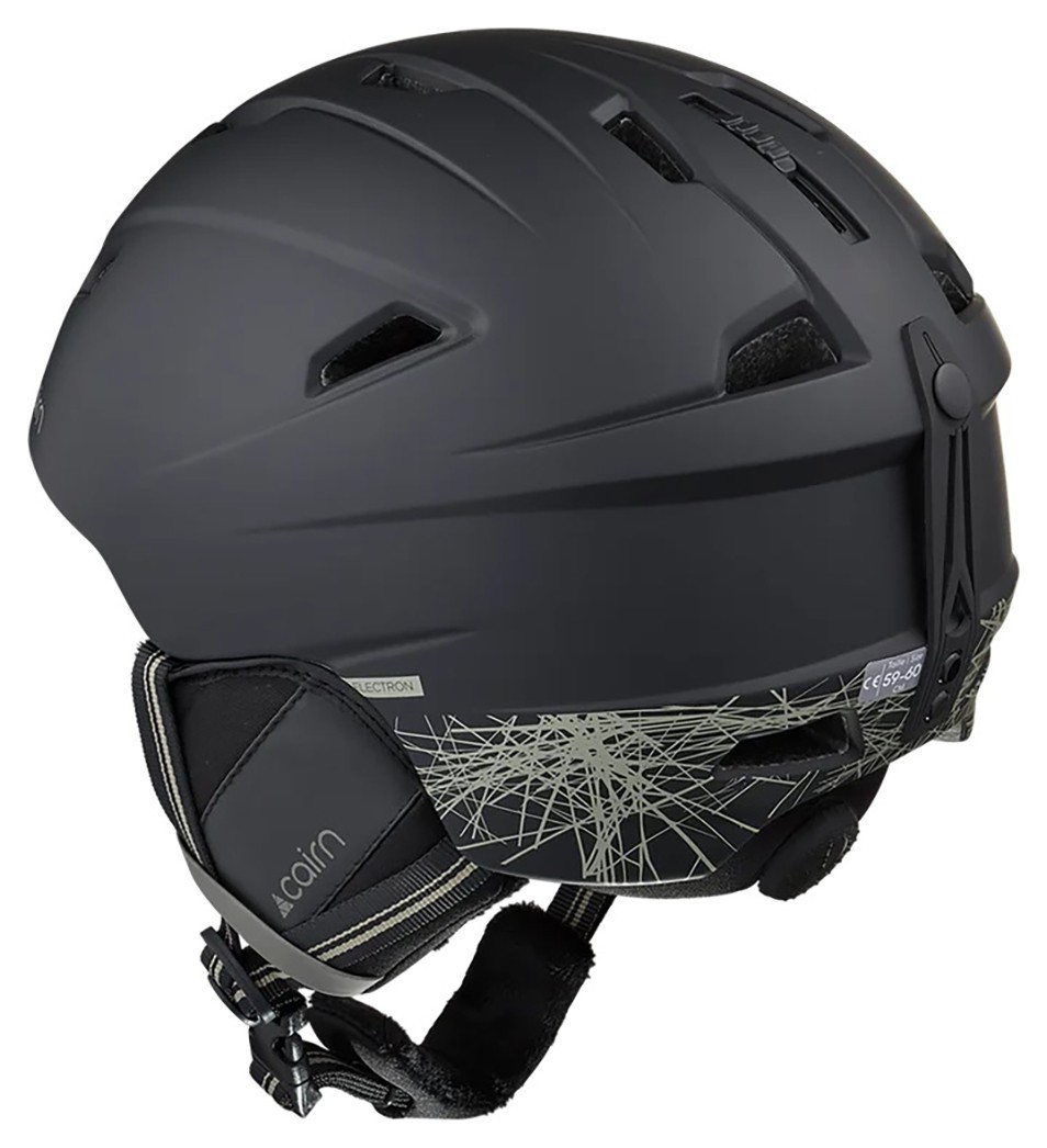 Cairn шолом Electron Graphic mat black-khaki 55-56