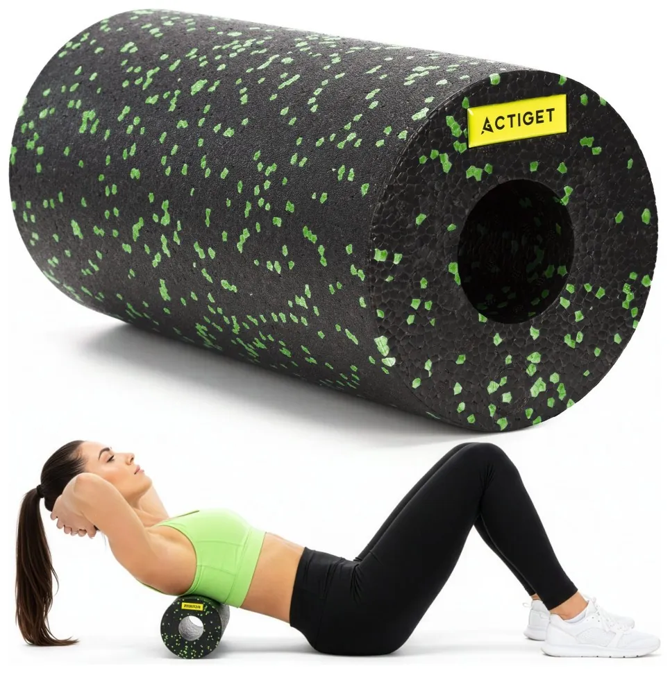 Масажний ролик Actiget EPP 29.5 x 15 см (валик, роллер) ACT0094 Black/Green (LFACT0094)