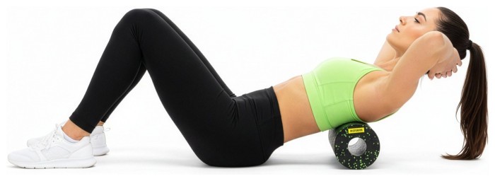 Масажний ролик Actiget EPP 29.5 x 15 см (валик, роллер) ACT0094 Black/Green