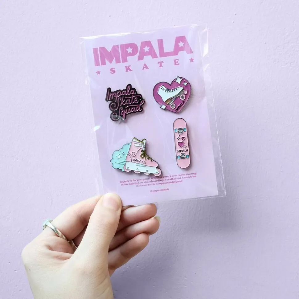 Брелоки Impala Skate Enamel Pin Pack Assorted (FRD.036948)