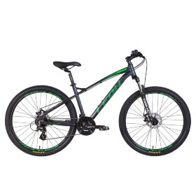 Велосипед 27.5&quot; Leon XC-90 SE AM Hydraulic lock out DD 2022 (графитовый с зеленым (м)) 