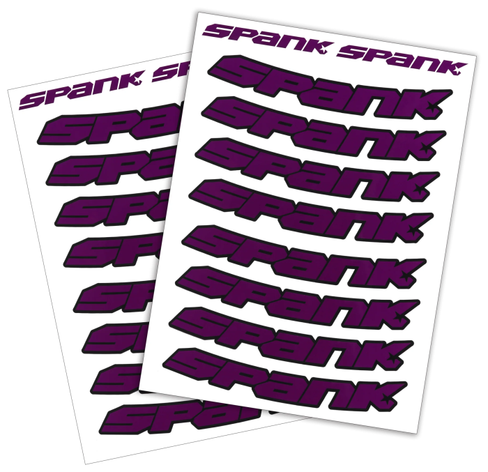 Набор наклеек на обода SPANK Decal kit, Purple