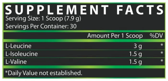 BCAA 6000 – 237g Green Apple
