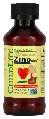 Zinc Plus Liquid - 118ml Natural Mango Strawberry