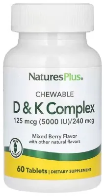 VIT D & K Complex 125mcg 5000 IU/ 240 mcg - 60 tabs