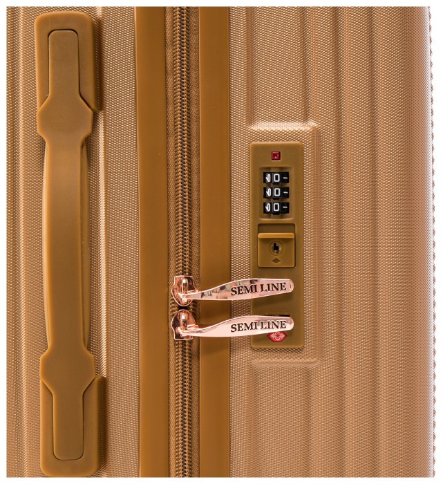 Валіза Semi Line 20" (S) Gold (T5667-2)