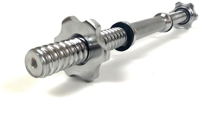 Гантельный гриф EasyFit 40 см Ø 25 мм хромированный