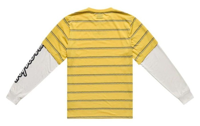 Джерси TLD SKYLINE FAKIE RIDE LS TEE; STRIPE [BUTTER] S