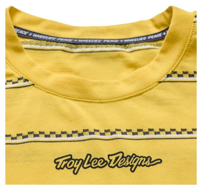 Джерси TLD SKYLINE FAKIE RIDE LS TEE; STRIPE [BUTTER] S