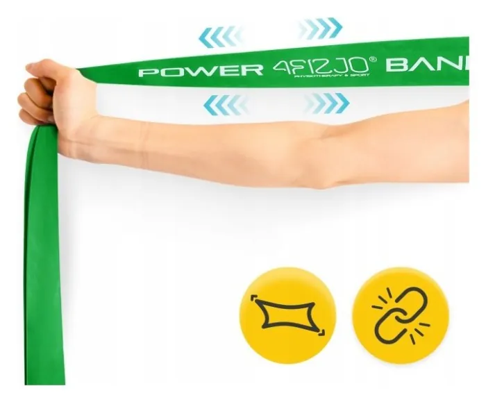Еспандер-петля 4FIZJO Power Band 45 мм 26-36 кг резина для фітнесу і спорту Green (P-5907222931080)