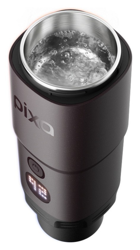 Портативная электрическая эспрессо кофеварка Wacaco Pixapresso для молотого кофе и капсул, темный бургунд