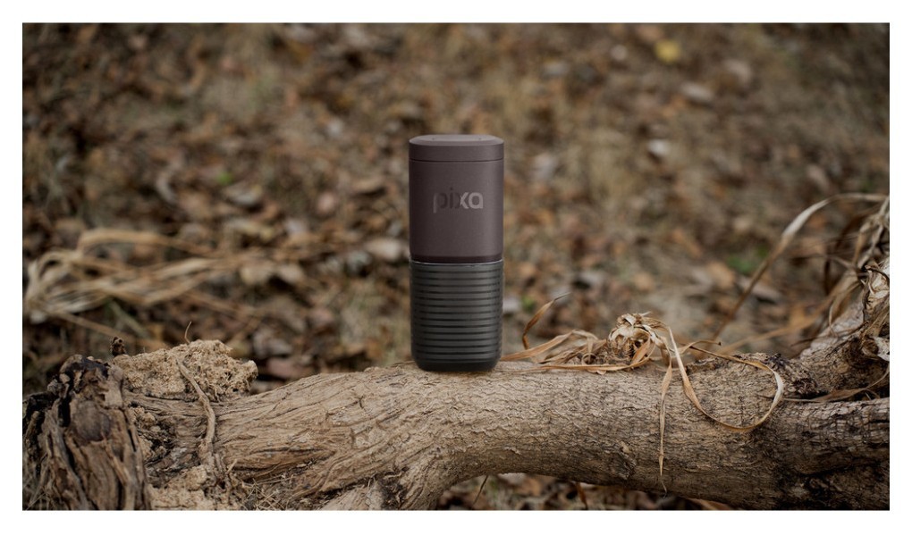 Портативная электрическая эспрессо кофеварка Wacaco Pixapresso для молотого кофе и капсул, темный бургунд