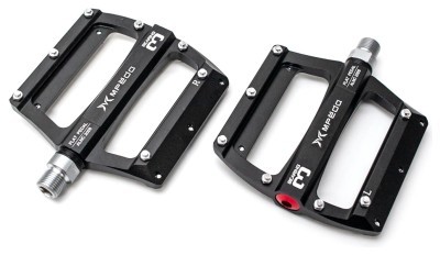 Педалі Алюмiнiй 101*105мм Mpeda ALNC-2026 BMX на 3 пром. подшипн. змінні шипи AM (брендоване пакування)