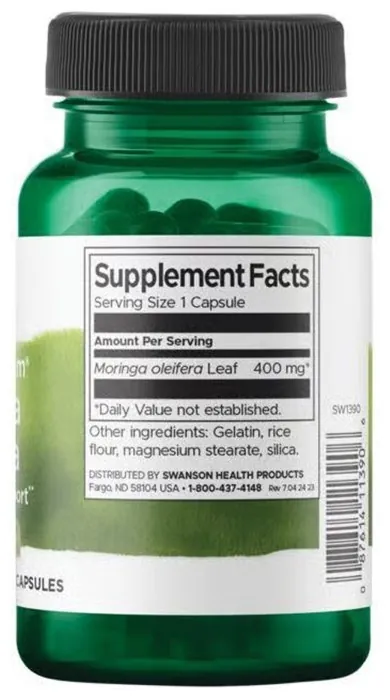 Full Spectrum Moringa Oleifera 400mg - 60 caps