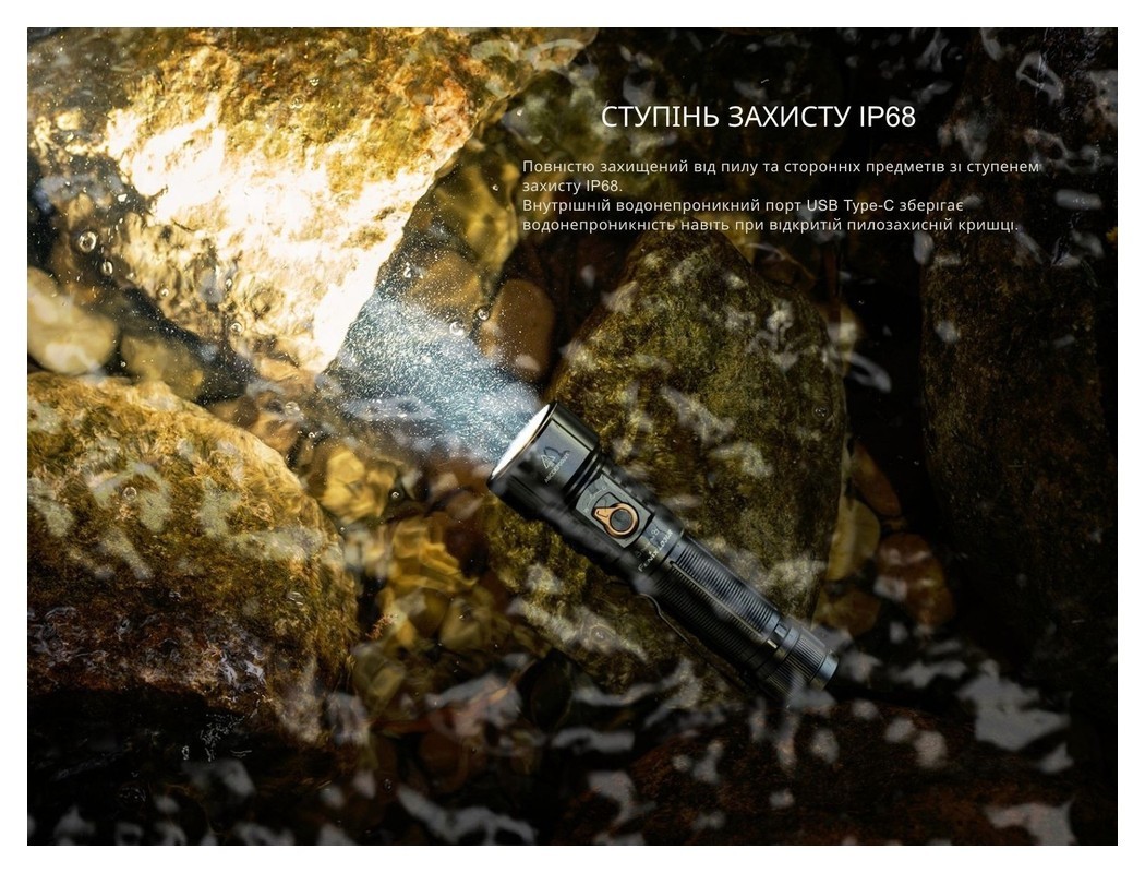 Фонарь ручной Fenix LD36RB черный