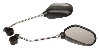 Зеркало с креплением на руль Пластик VLT PJ-122 черный AM (брендированная упаковка)