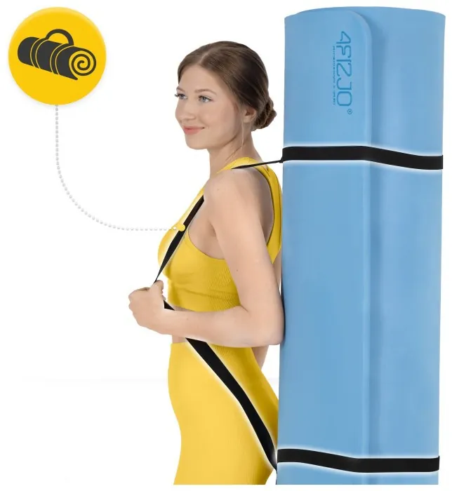 Коврик (мат) спортивный 4FIZJO TPE Gigant 200 x 125 x 2 см для йоги и фитнеса Sky Blue (P-5907739318985)