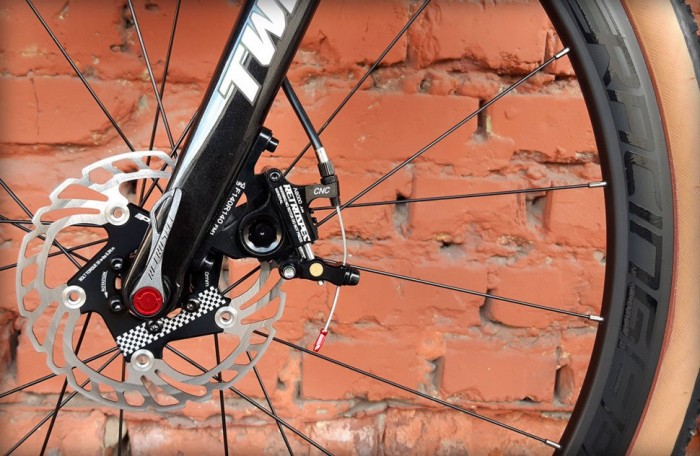Велосипед карбоновий 28" Twitter Gravel RS-22S Carbon Black-Red