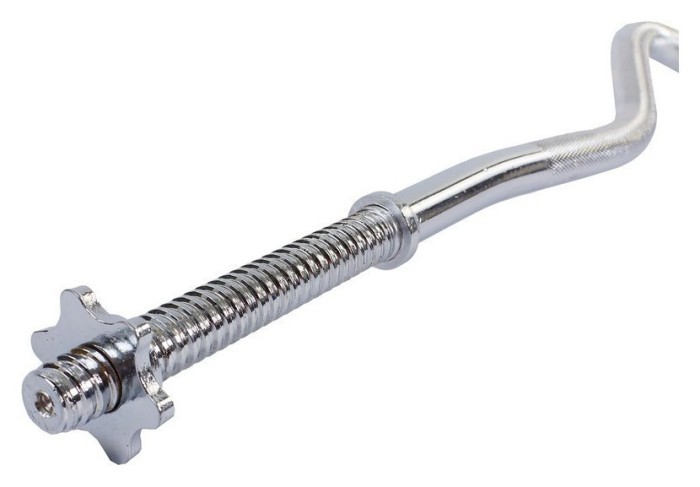 Гриф для штанги Z-подібний, хромований 1.2 м, 25 мм