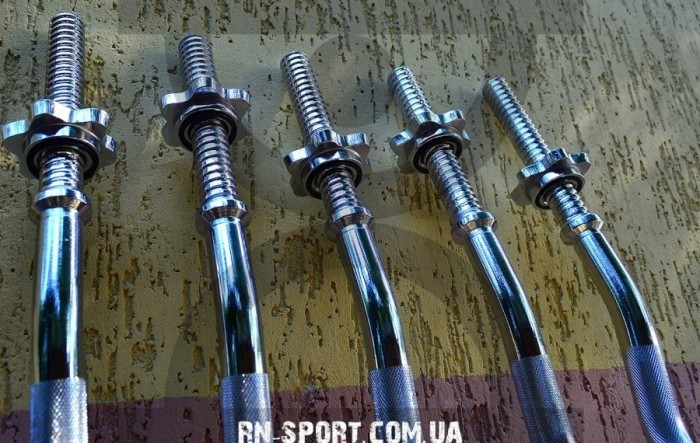 Гриф для штанги Z-подібний, хромований 1.2 м, 25 мм, укр, укр