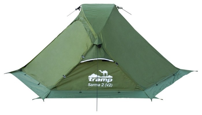 Палатка Tramp Sarma 2 (V2) зеленая (TRT-030-green)