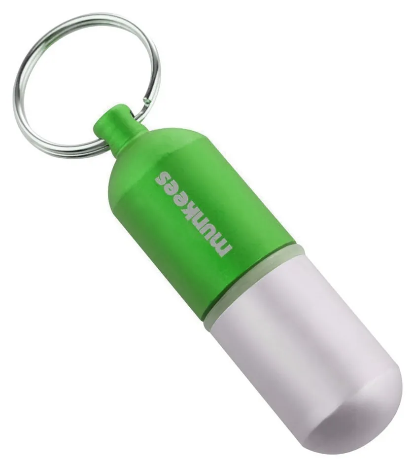 Munkees 3626 брелок Waterproof Capsule Medium grass green (3626-GG)
