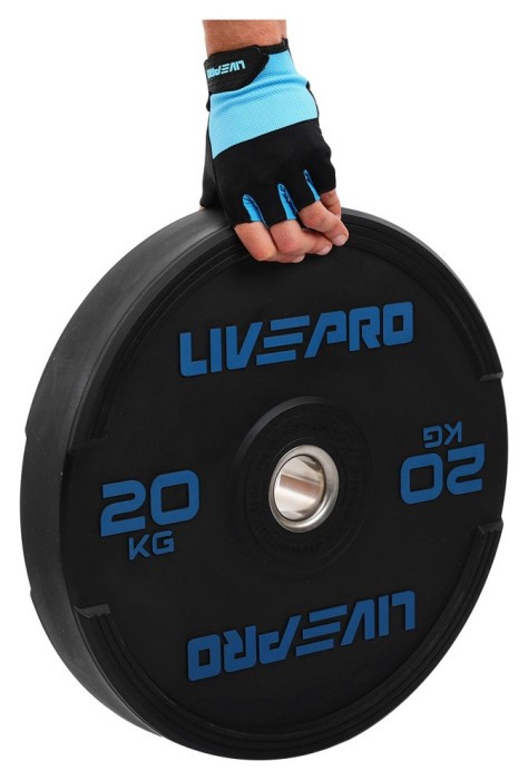 Диски бамперные олимпийские LiveUp LP8331 51 мм 5-10-15-20-25 кг