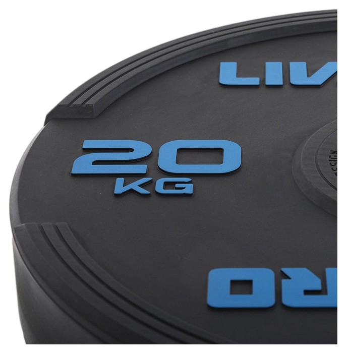 Диски бамперные олимпийские LiveUp LP8331 51 мм 5-10-15-20-25 кг