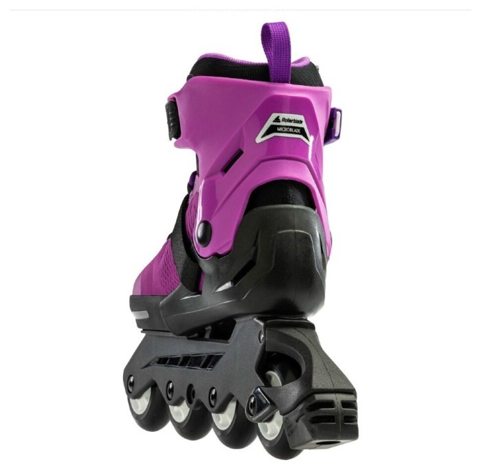 Комплект роликові ковзани Rollerblade Microblade Black Purple + захист