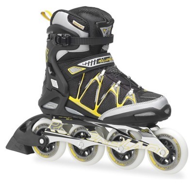 Роликовые коньки для взрослых Rollerblade IGNITER 90 XT M 40.5 (8US) 260мм Black/Yellow (07309800 800)