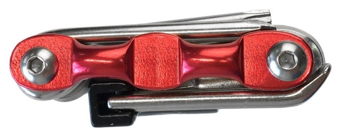 Мультитул для велосипеда Tempesta 11-IN-1 TOOL Black/red/nickel (FSD-T-010)