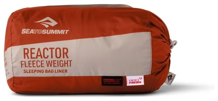 Вкладыш в спальник Sea to Summit Reactor Fleeceweight Liner, Long 198 см, Picante