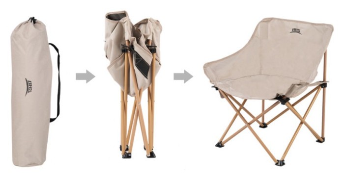 Складной стул BRS-Y01G, зеленый