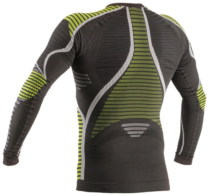 Термофутболка з довгим рукавом чоловіча Accapi HealthPower, Black/Lime, XS/S