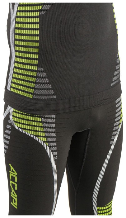 Термофутболка з довгим рукавом чоловіча Accapi HealthPower, Black/Lime, XS/S