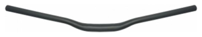 Руль Алюминий 31.8мм L 680 мм HongFu YL-004 подъем - 20-30мм загиб назад9° черный Райзер