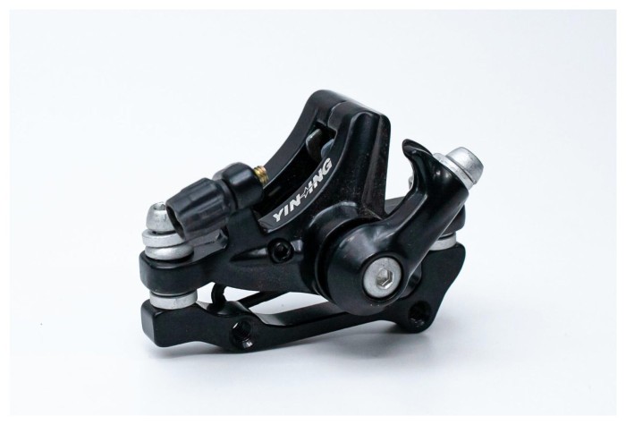 Каліпер дискового гальма задн. механ. з адаптером IS на PM YINXING YX-DB-06 180/160мм, укр, укр