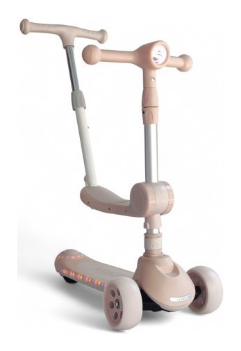 Дитячий самокат з сидінням та батьківською ручкою 3 в 1 Scooter Dream M3, укр, укр