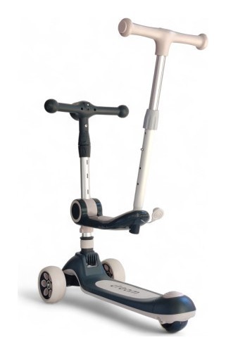 Дитячий самокат з сидінням та батьківською ручкою 3 в 1 Scooter Dream M3