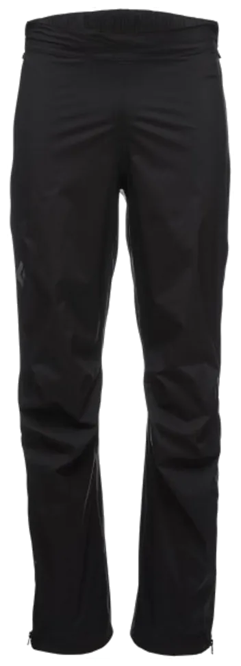 Штани чоловічі Black Diamond M Stormline Stretch Full Zip Rain Pants, S - Black (SHM_BD Z9LC.015-S)