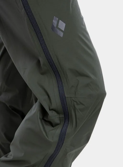 Брюки мужские Black Diamond M Stormline Stretch Full Zip Rain Pants, S - Black