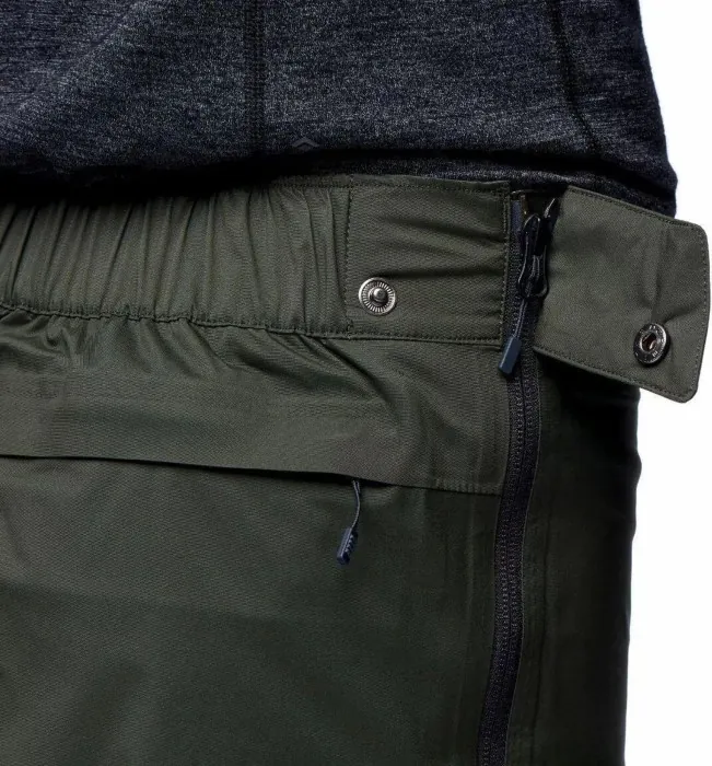 Брюки мужские Black Diamond M Stormline Stretch Full Zip Rain Pants, S - Black