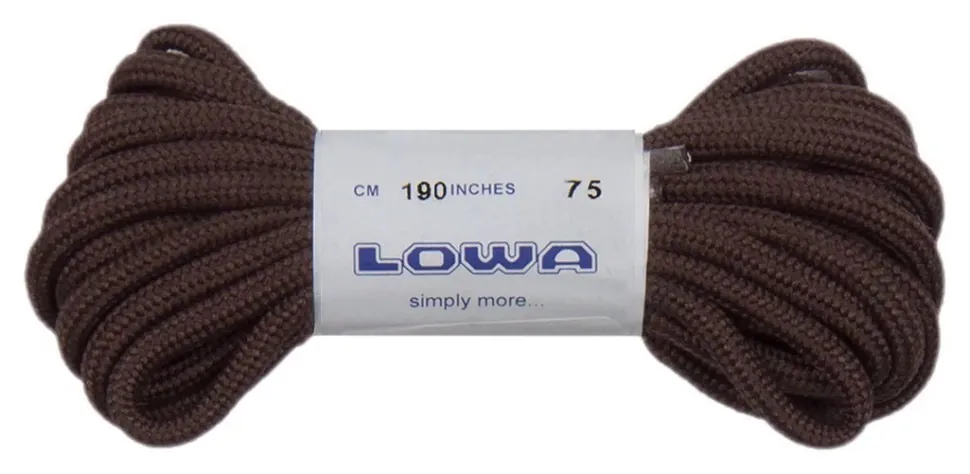 LOWA шнурки Zephyr 190 cm dark brown (830507-0493)