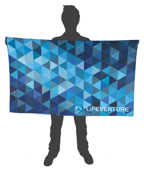Полотенце Lifeventure Soft Fibre Triangle blue Giant