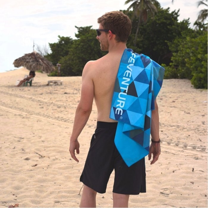 Полотенце Lifeventure Soft Fibre Triangle blue Giant