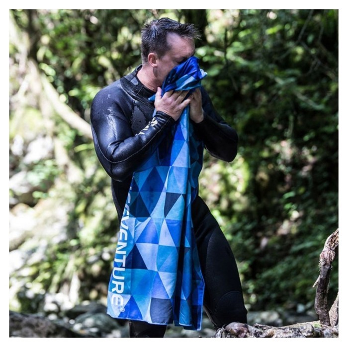 Полотенце Lifeventure Soft Fibre Triangle blue Giant