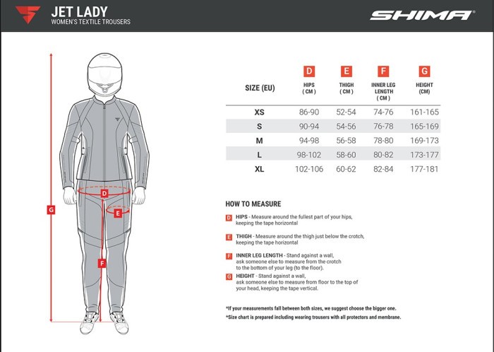 Мотоштани Shima Jet Black Lady