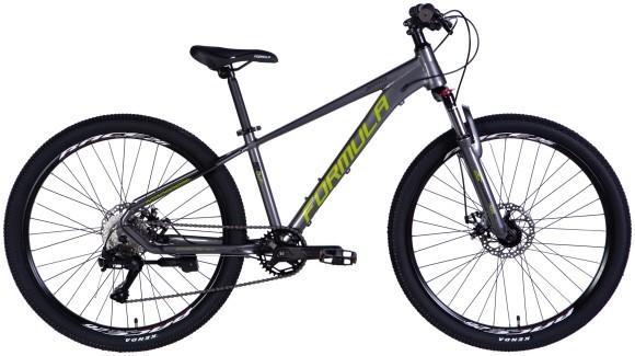 Велосипед AL 26" Formula ZEPHYR 3.0 DD CS рама-14" серо-зеленый 2025