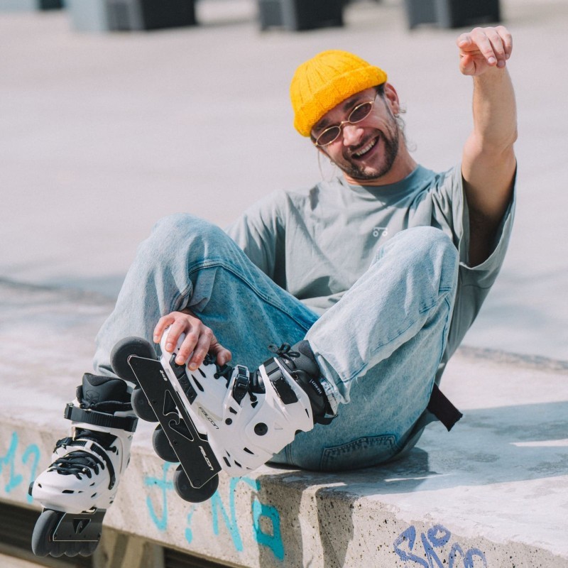 Ролики Flying Eagle Falcon PRO білі, укр, укр